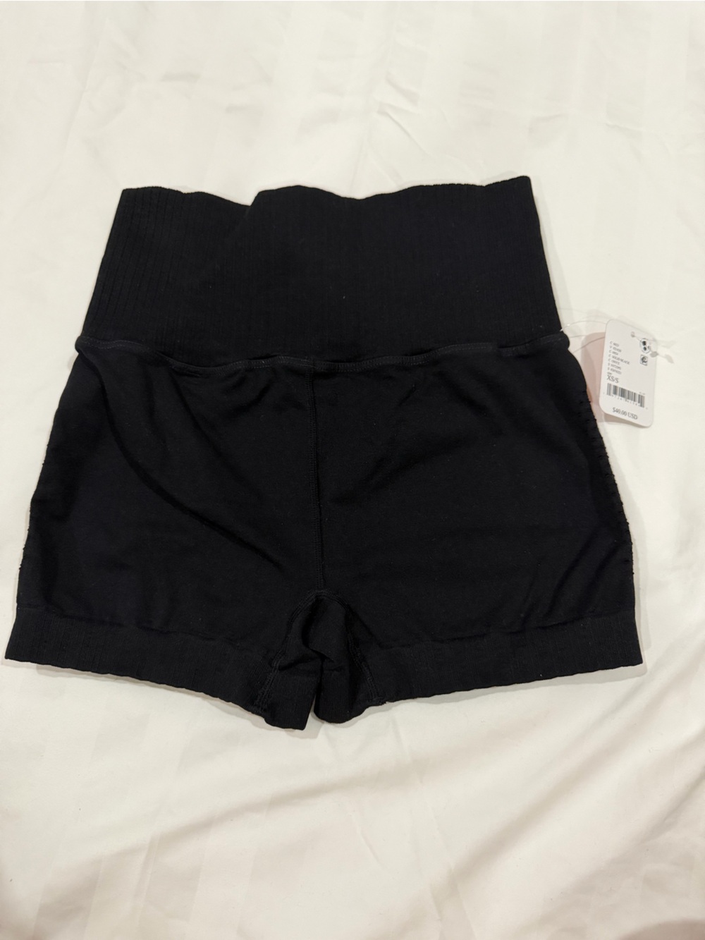 NWT FP Movement Good Karma High Rise Running Shorts Solid Black XS/S